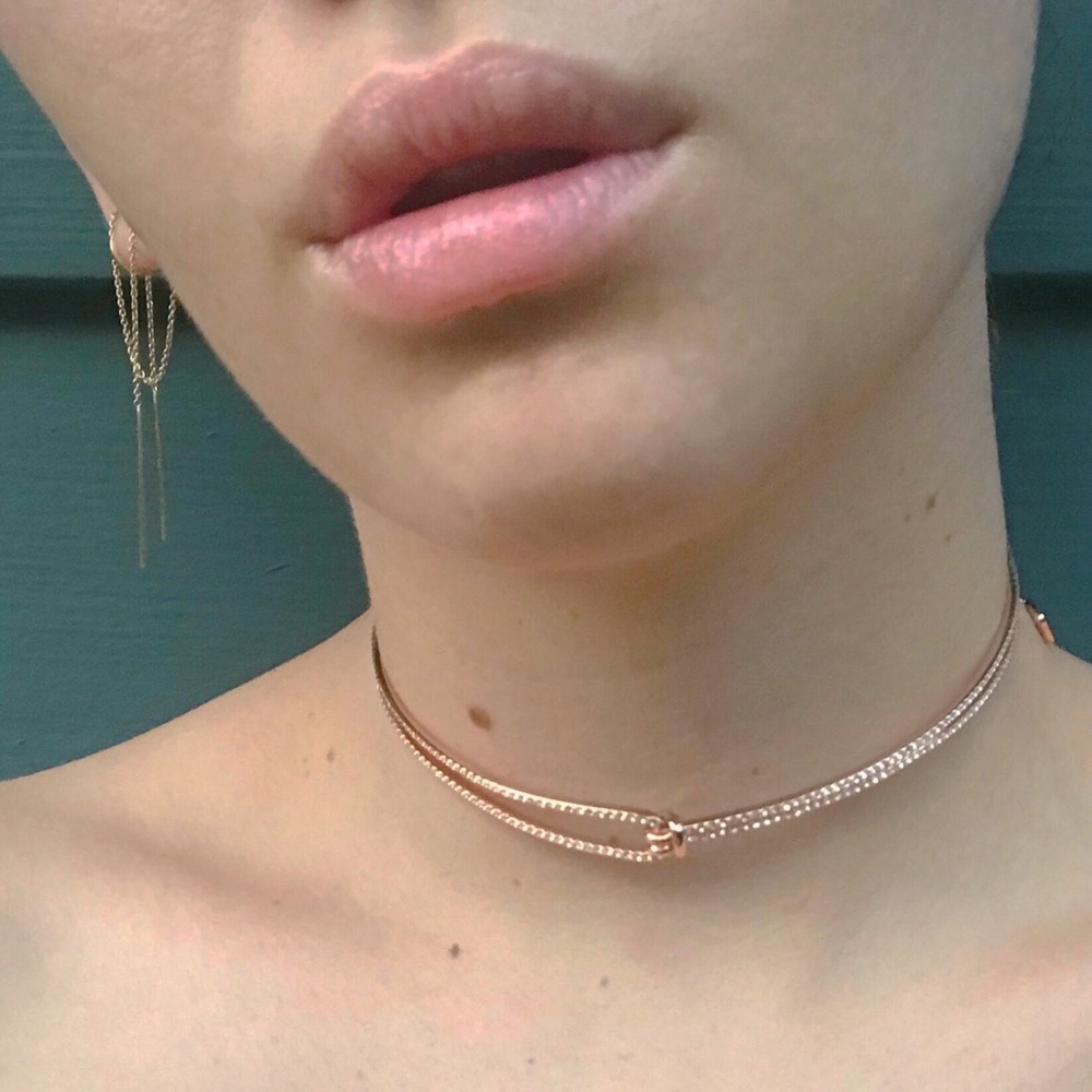 Swarovski Rose Gold Choker